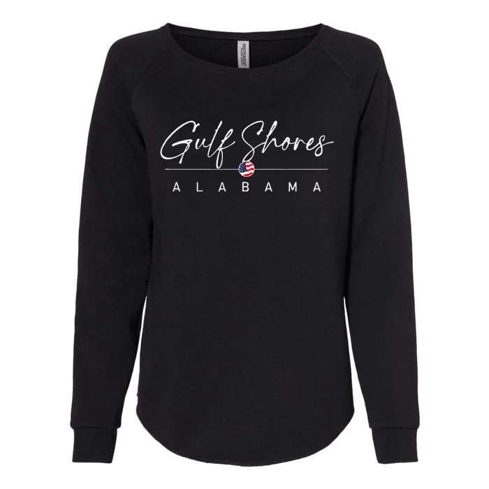 Gulf Shores Alabama Womens California Wash Sweatshirt