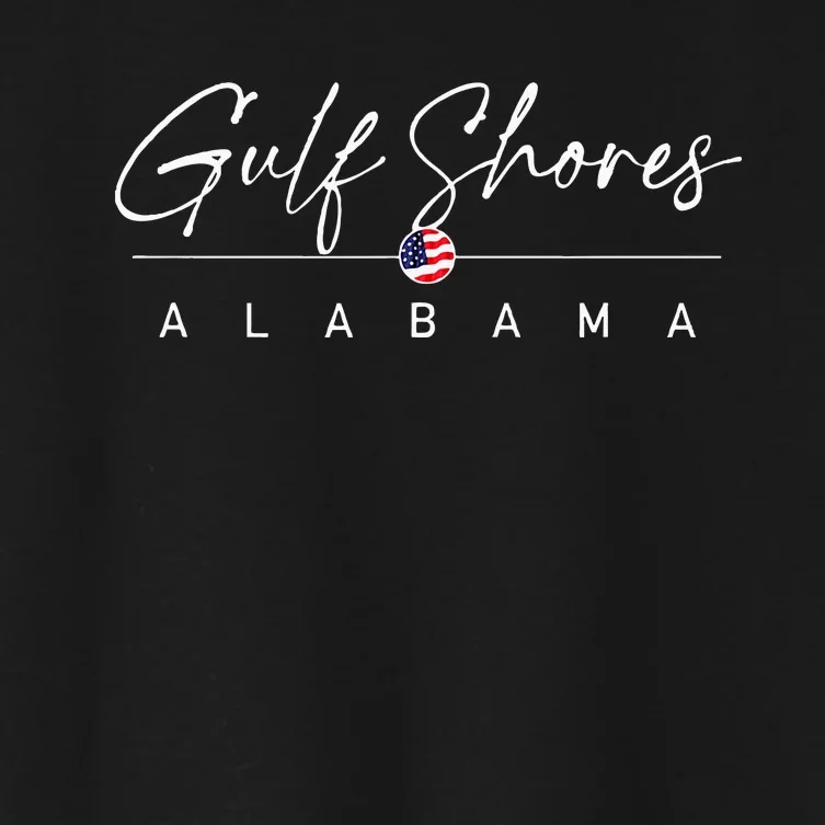 Gulf Shores Alabama Women's Crop Top Tee