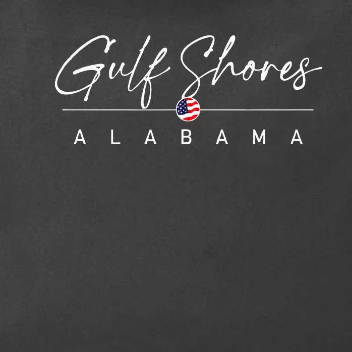 Gulf Shores Alabama Zip Tote Bag