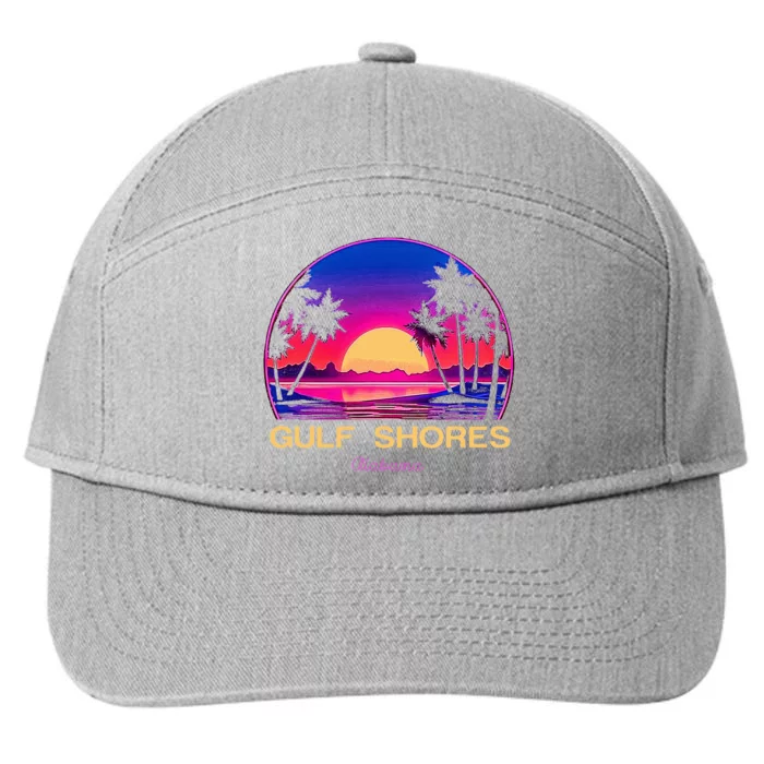 Gulf Shores Alabama 7-Panel Snapback Hat