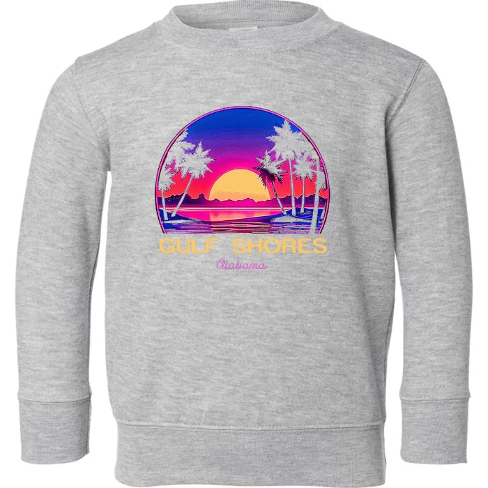 Gulf Shores Alabama Toddler Sweatshirt