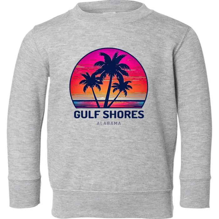 Gulf Shores Alabama Toddler Sweatshirt