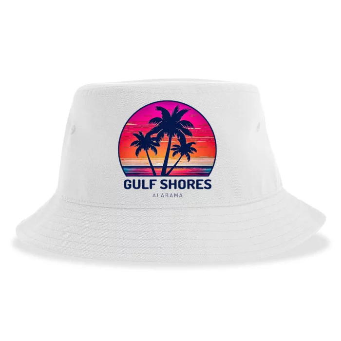 Gulf Shores Alabama Sustainable Bucket Hat