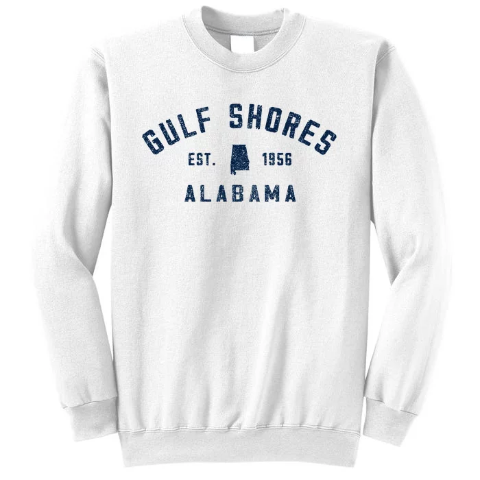 Gulf Shores Alabama Retro Throwback S Wos Souvenir Sweatshirt