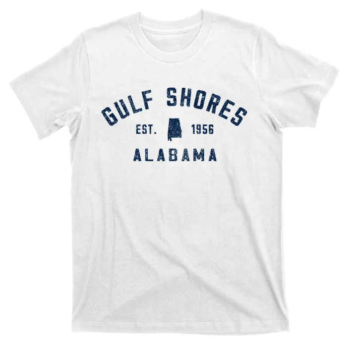 Gulf Shores Alabama Retro Throwback S Wos Souvenir T-Shirt