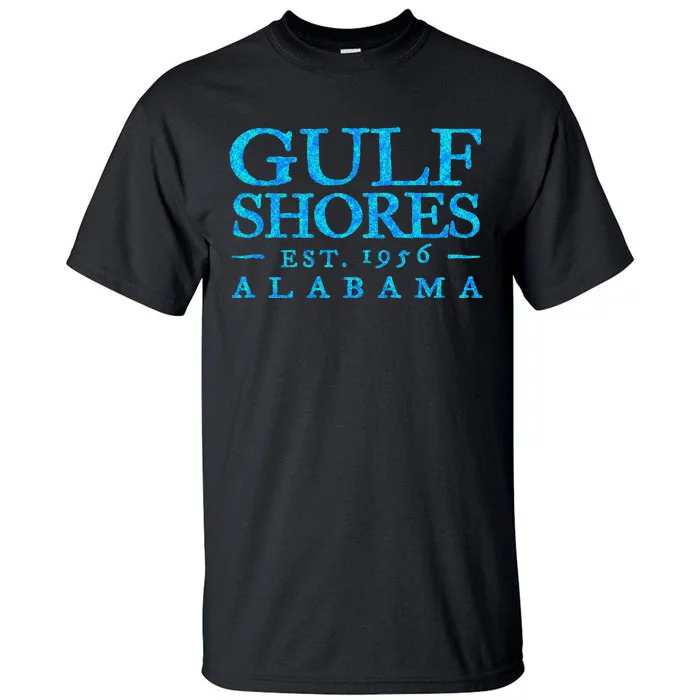 Gulf Shores Alabama Retro Colorful Text S Souvenir Tall T-Shirt