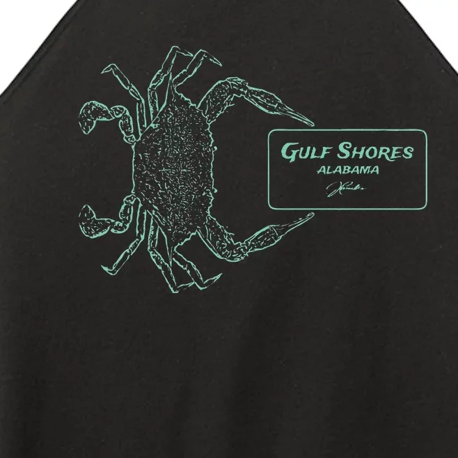 Gulf Shores Al Blue Crab With Card Women’s Perfect Tri Rocker Tank