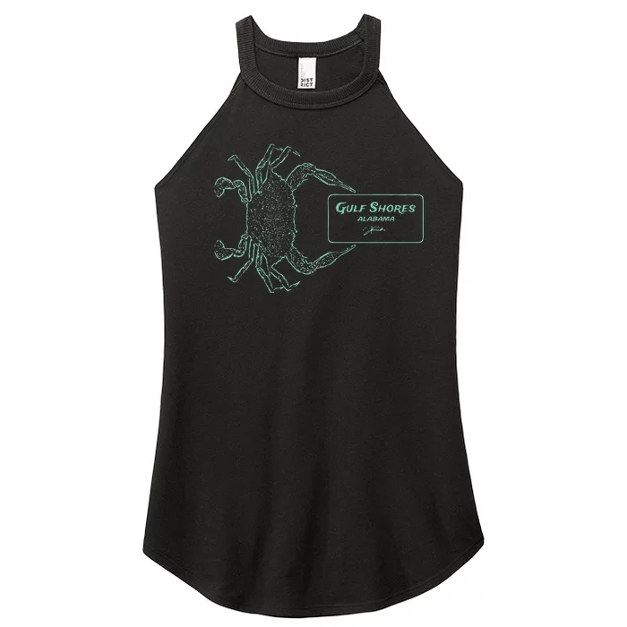 Gulf Shores Al Blue Crab With Card Women’s Perfect Tri Rocker Tank