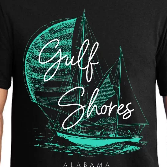 Gulf Shores Alabama Sailboat Pajama Set