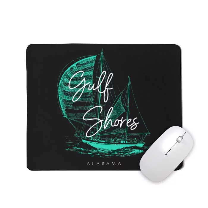 Gulf Shores Alabama Sailboat Mousepad