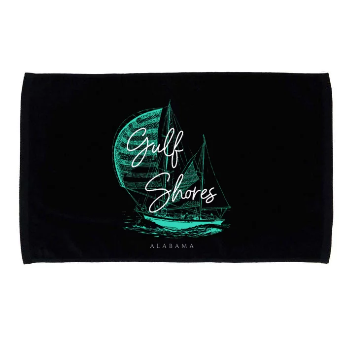 Gulf Shores Alabama Sailboat Microfiber Hand Towel