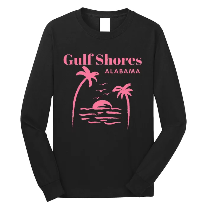 Gulf Shores Alabama Vacation Long Sleeve Shirt