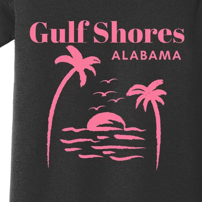 Gulf Shores Alabama Vacation Baby Bodysuit