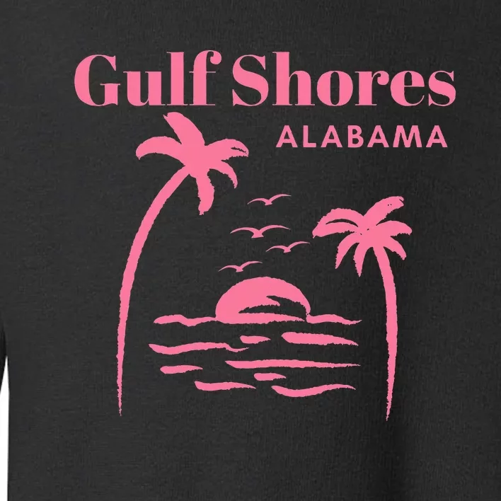 Gulf Shores Alabama Vacation Toddler Sweatshirt