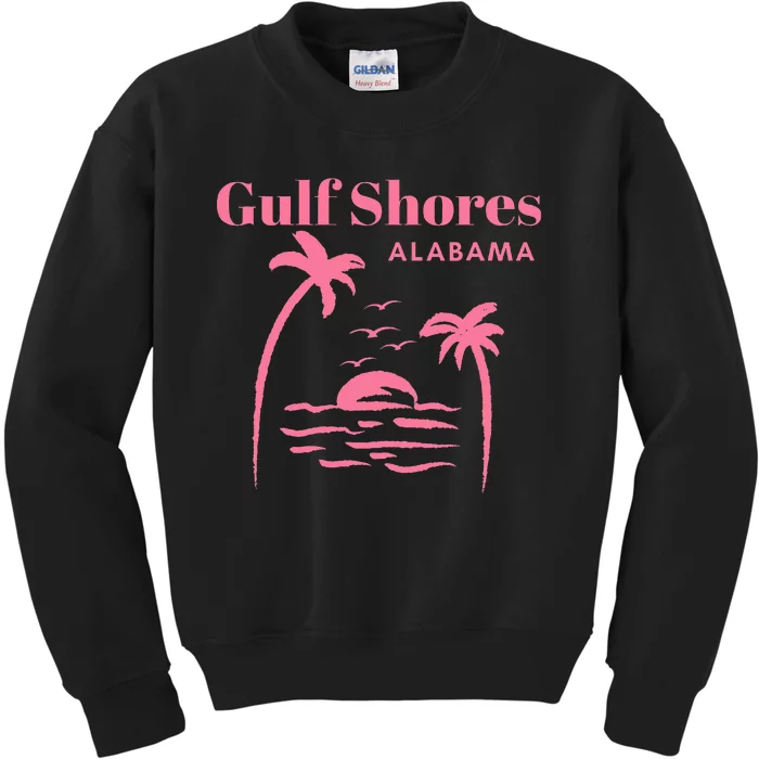 Gulf Shores Alabama Vacation Kids Sweatshirt