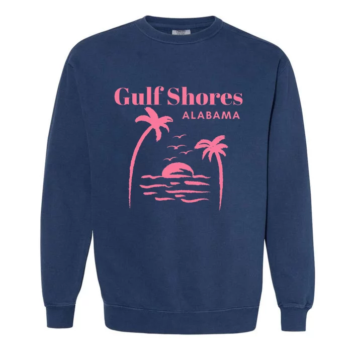 Gulf Shores Alabama Vacation Garment-Dyed Sweatshirt