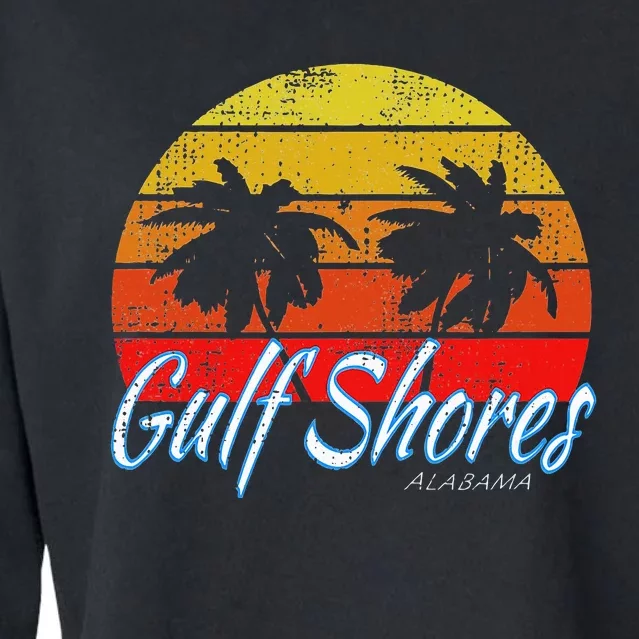 Gulf Shores Alabama Usa Gulf Of Mexico Cropped Pullover Crew