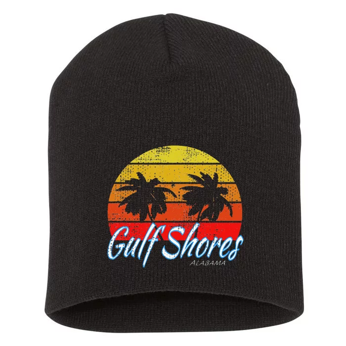 Gulf Shores Alabama Usa Gulf Of Mexico Short Acrylic Beanie