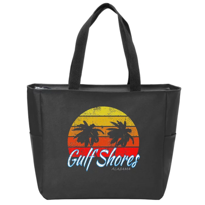 Gulf Shores Alabama Usa Gulf Of Mexico Zip Tote Bag