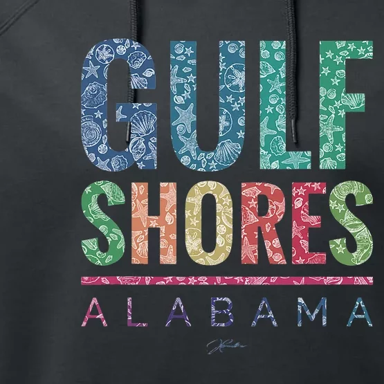 Gulf Shores Alabama Performance Fleece Hoodie