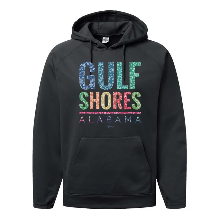 Gulf Shores Alabama Performance Fleece Hoodie