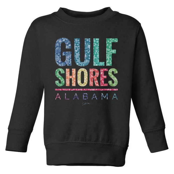 Gulf Shores Alabama Toddler Sweatshirt