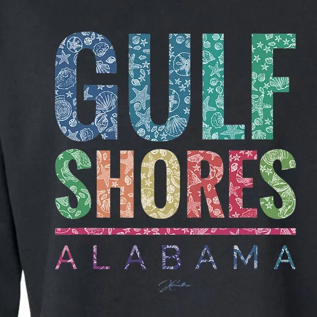 Gulf Shores Alabama Cropped Pullover Crew