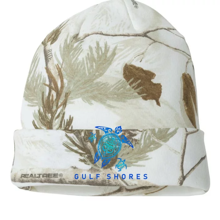 Gulf Shores Alabama Vintage Style Beach Kati - 12in Camo Beanie