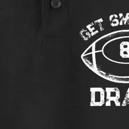 Get Smashed And Draft Fantasy Football Drinking Drafting Dry Zone Grid Performance Polo