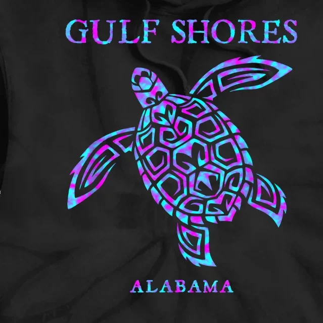 Gulf Shores Alabama Sea Turtle Boy Girl Tie Dye Hoodie