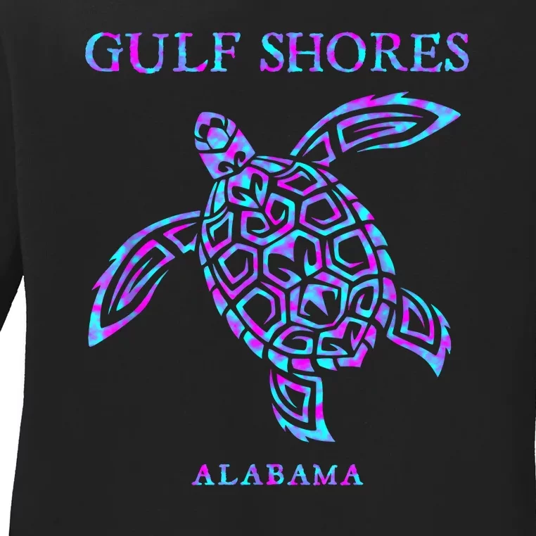 Gulf Shores Alabama Sea Turtle Boy Girl Ladies Long Sleeve Shirt