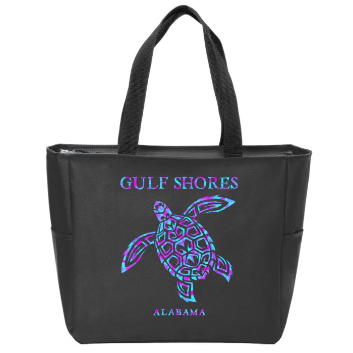 Gulf Shores Alabama Sea Turtle Boy Girl Zip Tote Bag