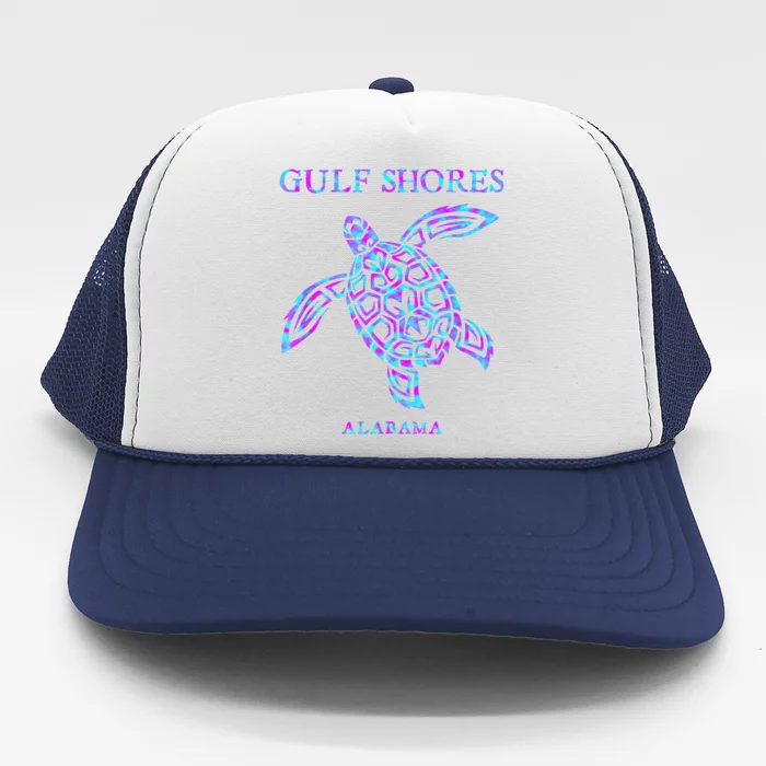 Gulf Shores Alabama Sea Turtle Boy Girl Trucker Hat