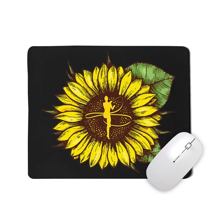 Gymnastics Sunflower Acrobatics Lover Athletes Cheerleading Mousepad