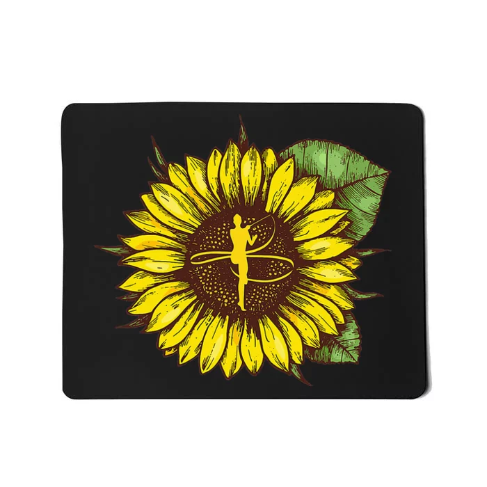 Gymnastics Sunflower Acrobatics Lover Athletes Cheerleading Mousepad