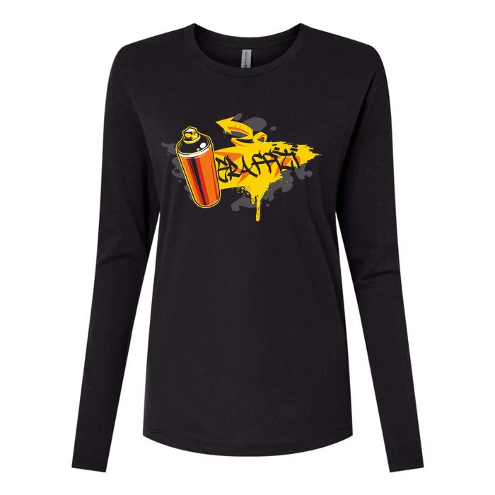 Graffiti Street Art Graffiti Spray Graffiti Artist Womens Cotton Relaxed Long Sleeve T-Shirt