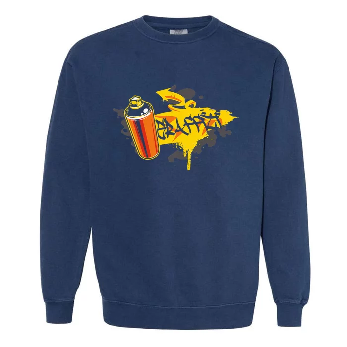 Graffiti Street Art Graffiti Spray Graffiti Artist Garment-Dyed Sweatshirt