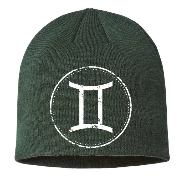 Gemini Sign Astrology Zodiac 8 1/2in Sustainable Knit Beanie