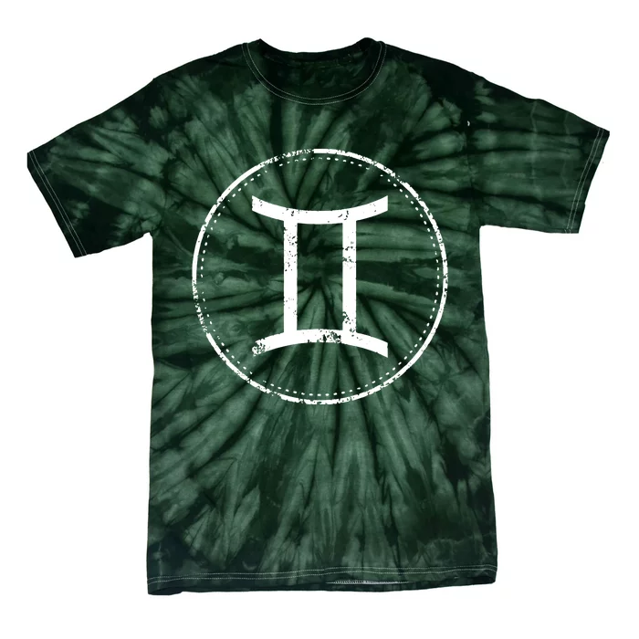 Gemini Sign Astrology Zodiac Tie-Dye T-Shirt