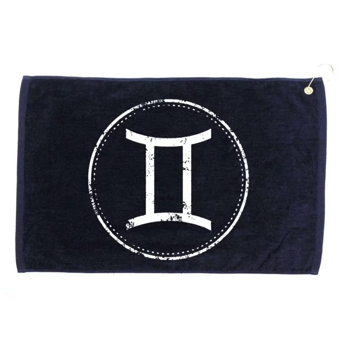 Gemini Sign Astrology Zodiac Grommeted Golf Towel