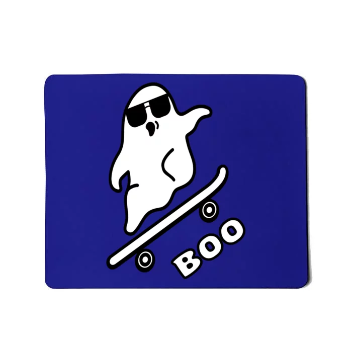 Ghost Skateboarding Boo Scary Halloween Tricks Or Treats Gift Mousepad