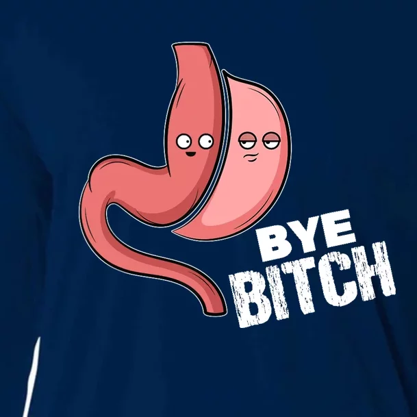 Gastric Sleeve Bye Bitch Bariatric Surgery Cooling Performance Long Sleeve Crew