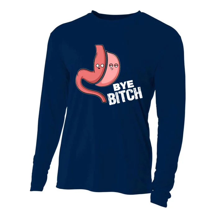 Gastric Sleeve Bye Bitch Bariatric Surgery Cooling Performance Long Sleeve Crew