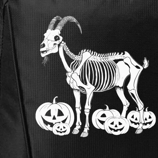 Goat Skeleton Birthday Halloweens Wo City Backpack