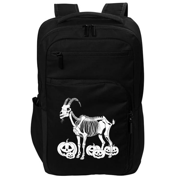 Goat Skeleton Birthday Halloweens Wo Impact Tech Backpack