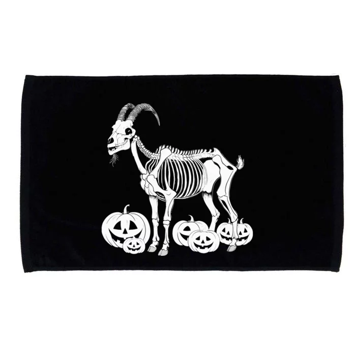 Goat Skeleton Birthday Halloweens Wo Microfiber Hand Towel