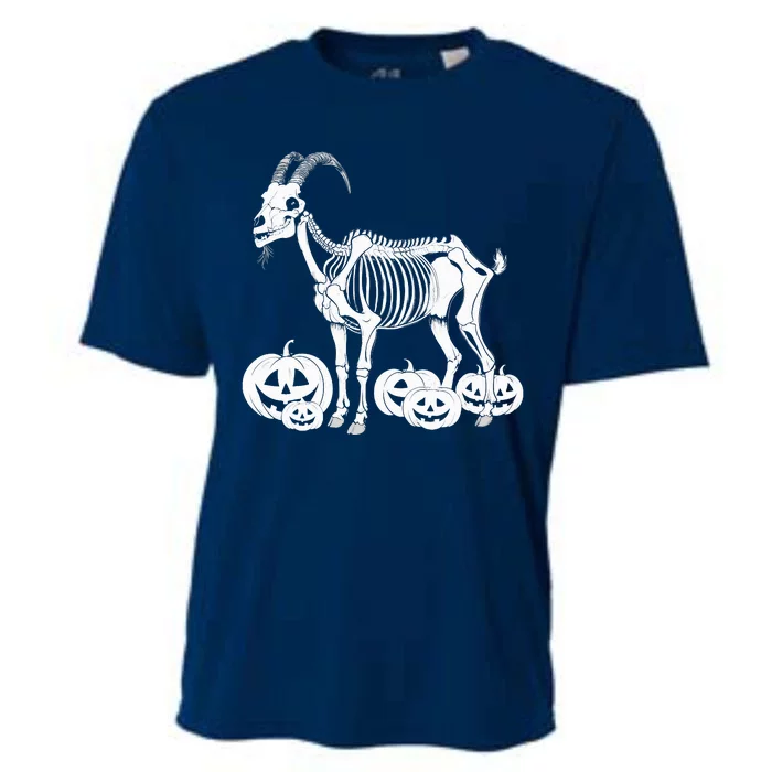 Goat Skeleton Birthday Halloweens Wo Cooling Performance Crew T-Shirt