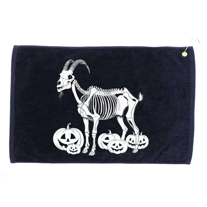 Goat Skeleton Birthday Halloweens Wo Grommeted Golf Towel