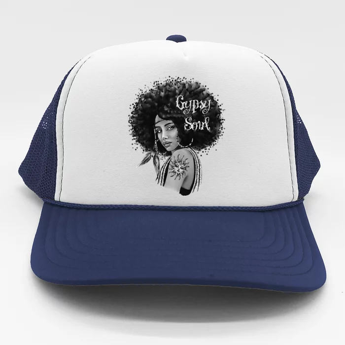 Gypsy Soul Beautiful Boho Unique Art Trucker Hat