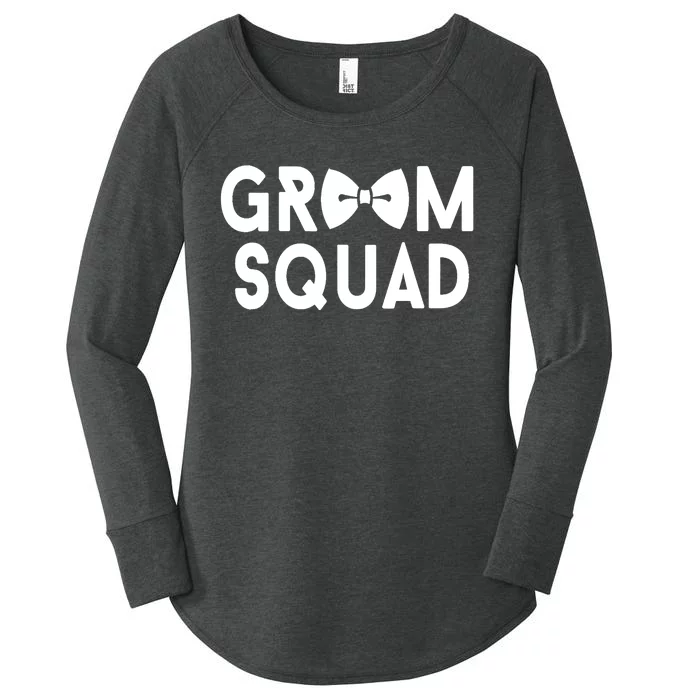 Groom Squad - Bachelor Party Stag Grooms Getaway Wedding Women's Perfect Tri Tunic Long Sleeve Shirt